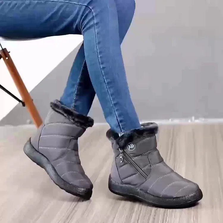 Ksenia™ - Kuschelige wasserdichte orthopädische Winterstiefel (50% RABATT)