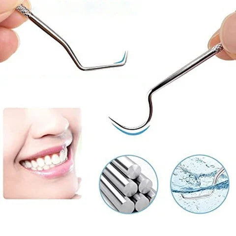 CleanTeeth™ - Stainless Steel Toothpick Set (50% OFF)