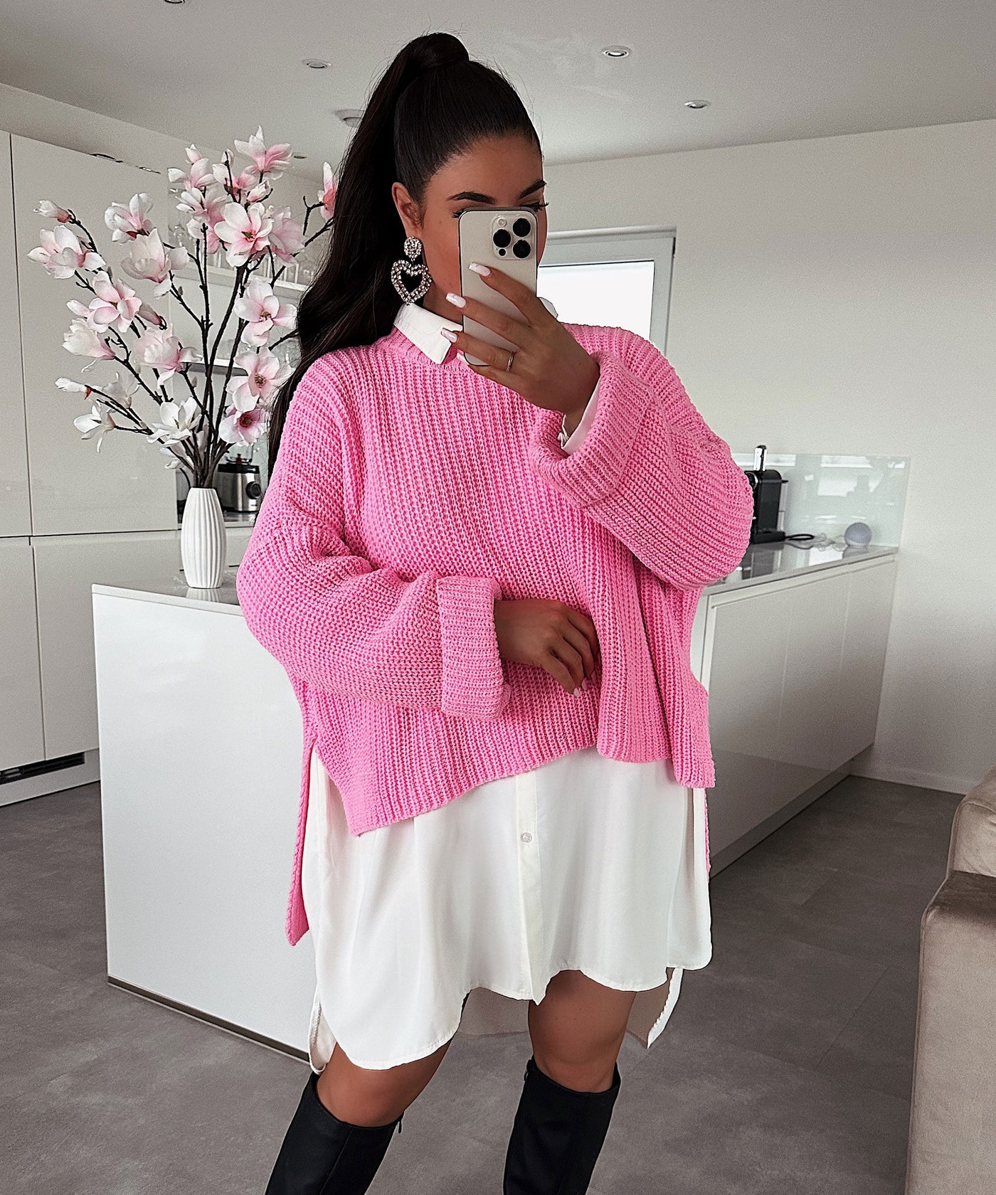 Pullover Elsa Kurz Babypink