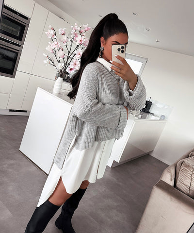 Pullover Elsa Kurz Light Gray