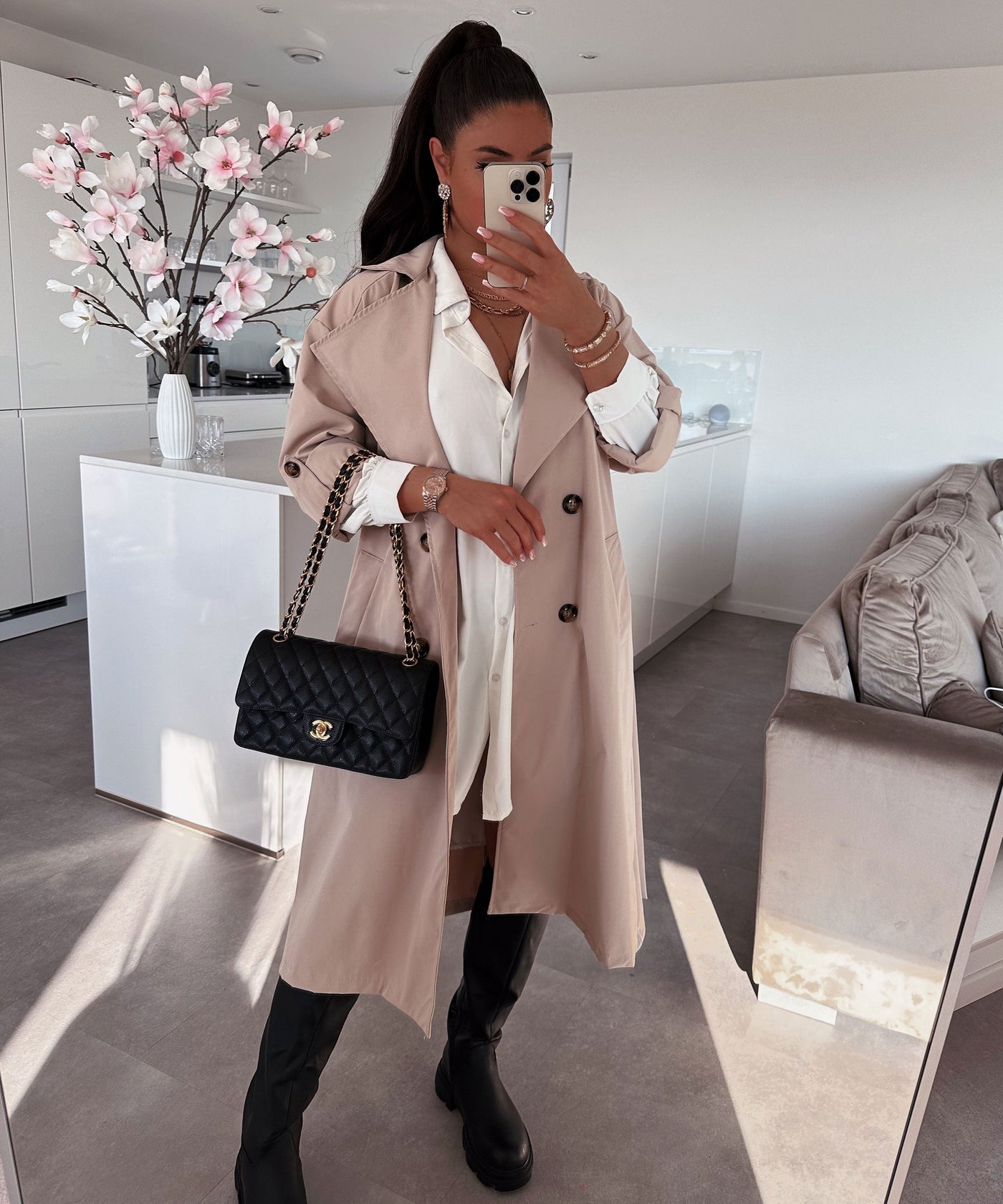 Trenchcoat Marisol Beige