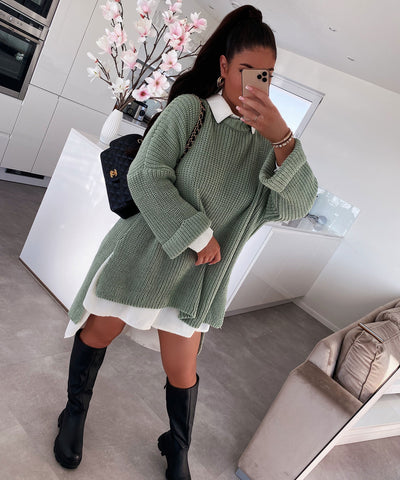 Oversize Pullover Elsa Pistachio