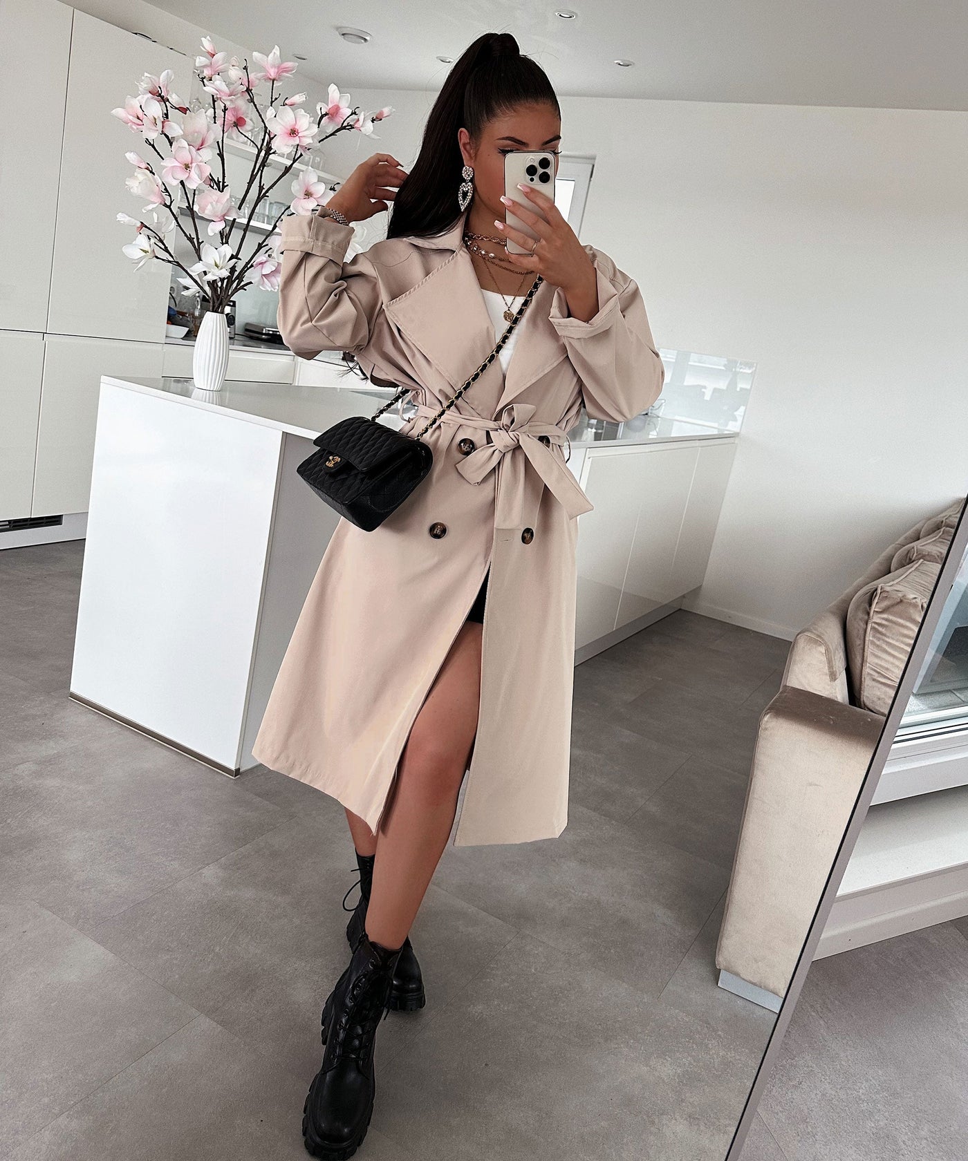 Trenchcoat Marisol Beige