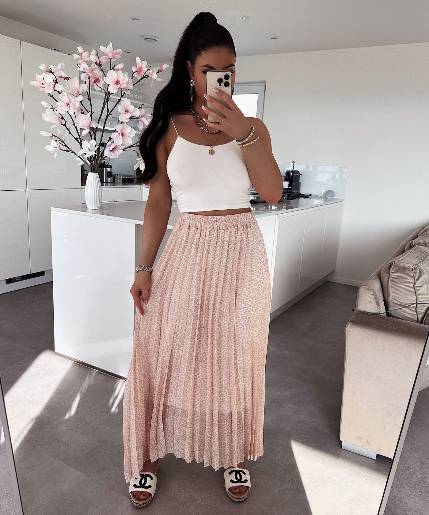 Maxi Skirt Camila Beige