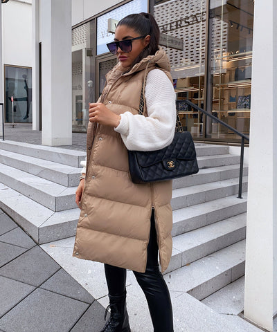 Megan Lang Camel Vest