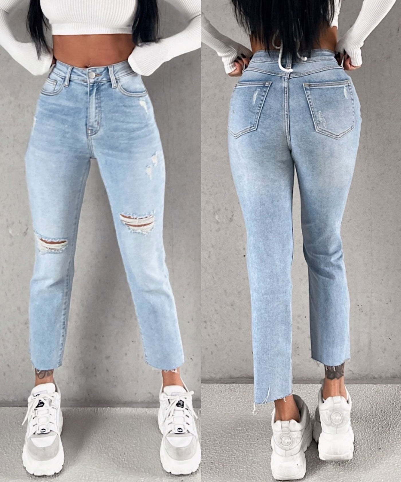 Mum Jeans Paloma Light Blue