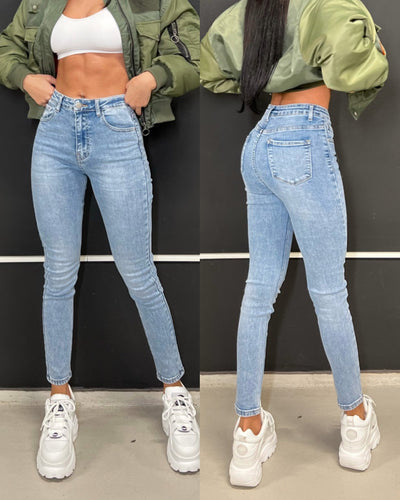 Skinny high waist jeans Ines blue