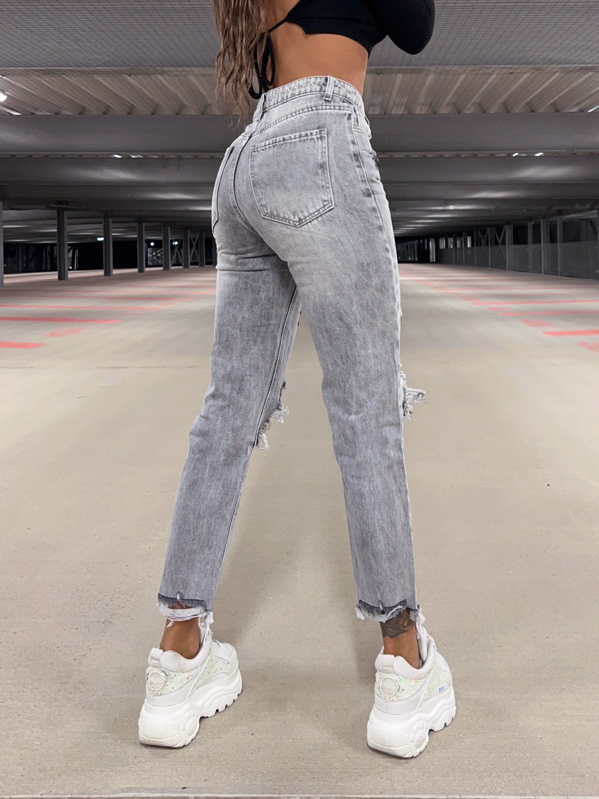 Mum-Jeans Paris Grey