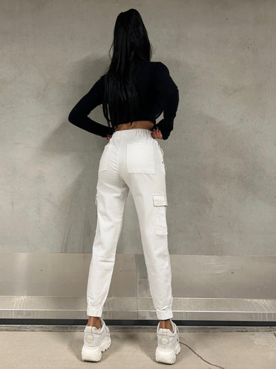 Cargo Pants Lavada White