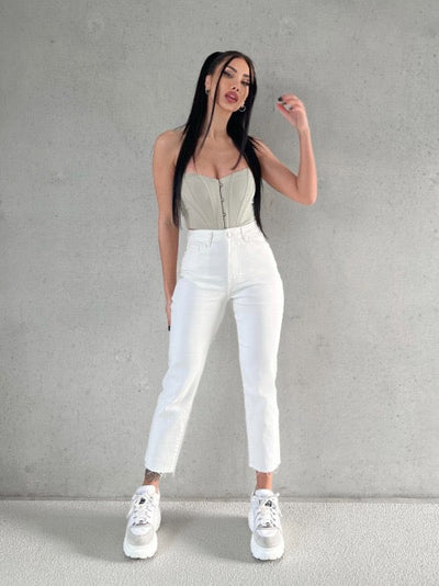 Mum Jeans Lorena White