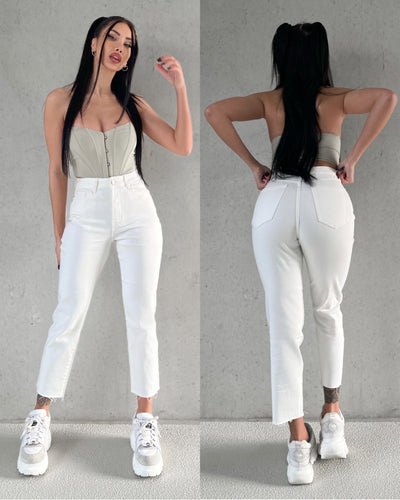 Mum Jeans Lorena White