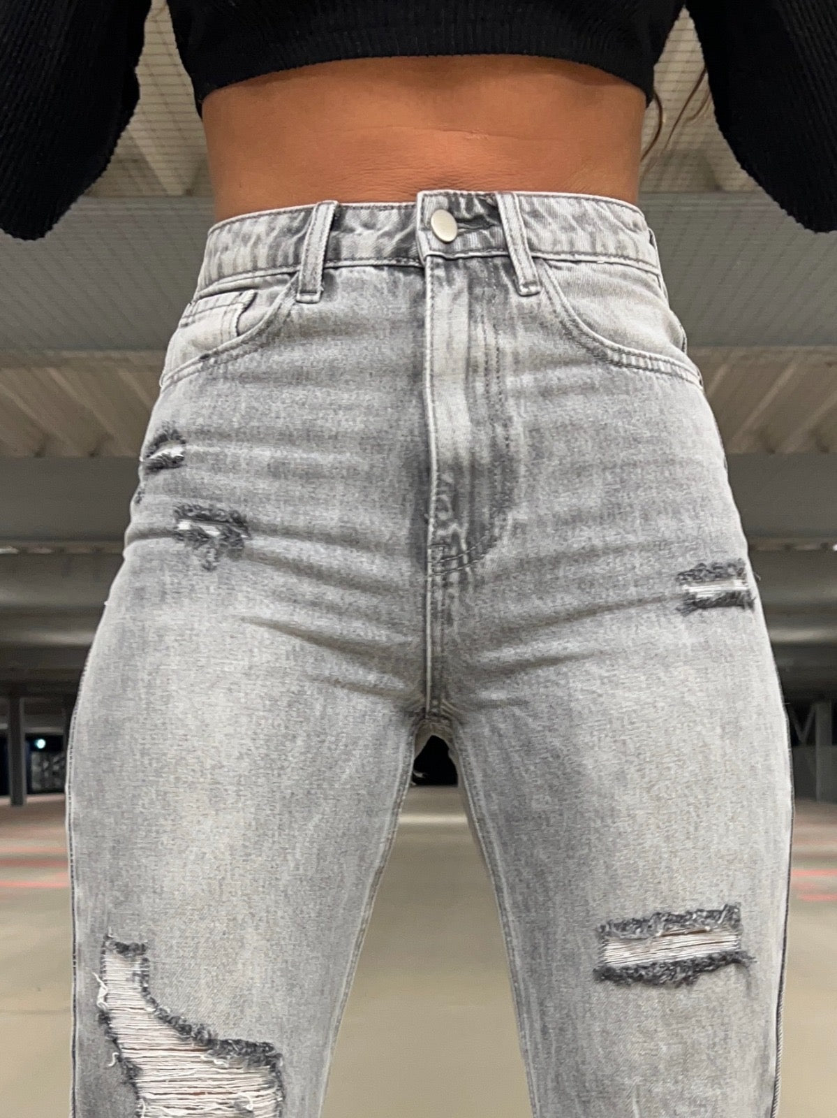 Mum-Jeans Paris Grey