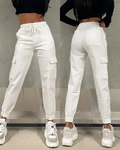 Cargo Pants Lavada White