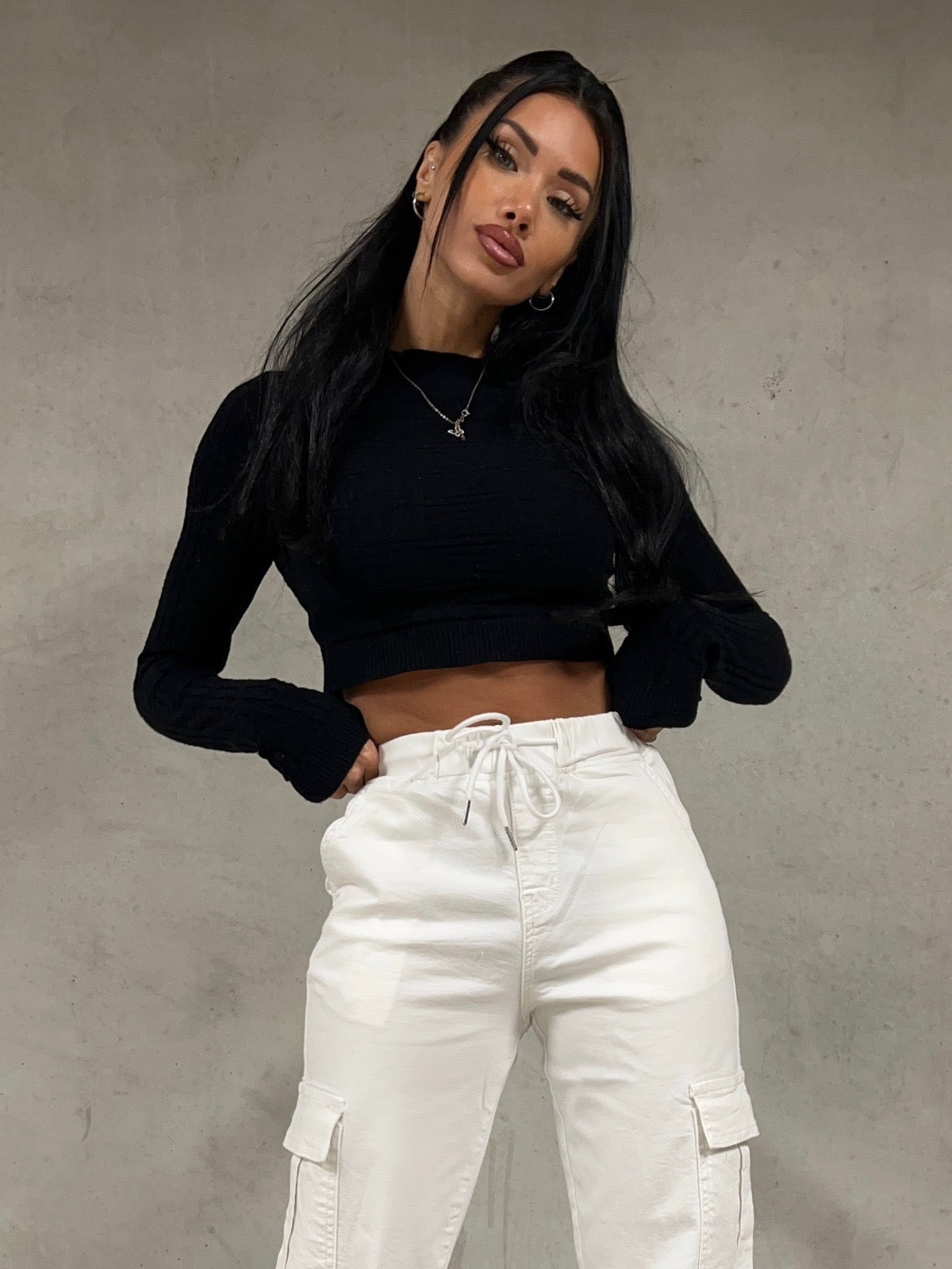 Cargo Pants Lavada White