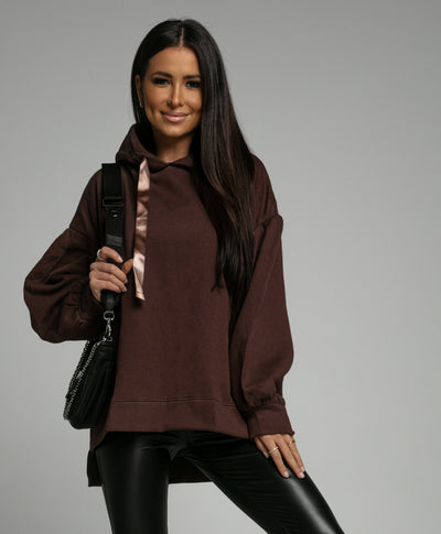 Hoodie Elia Dark Brown