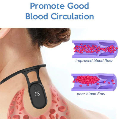 NeckTune™ ultrasound instrument for lymphatic stimulation and soothing of the neck