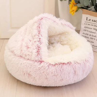 CatBed™ - Plush Hooded Cat Cocoon (50% OFF)