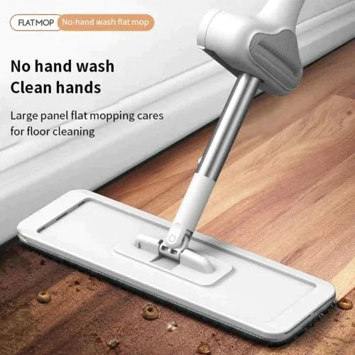 Squeeze Flat Mop™ Hands-Free Washing 