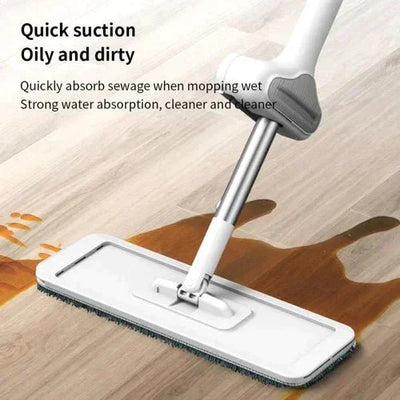 Squeeze Flat Mop™ Hands-Free Washing 