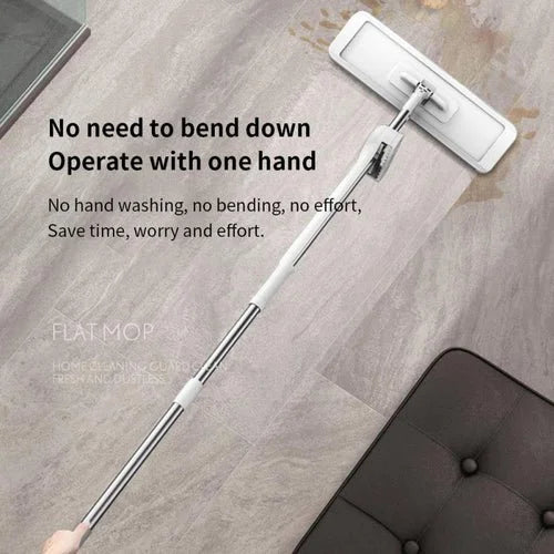 Squeeze Flat Mop™ Hands-Free Washing 