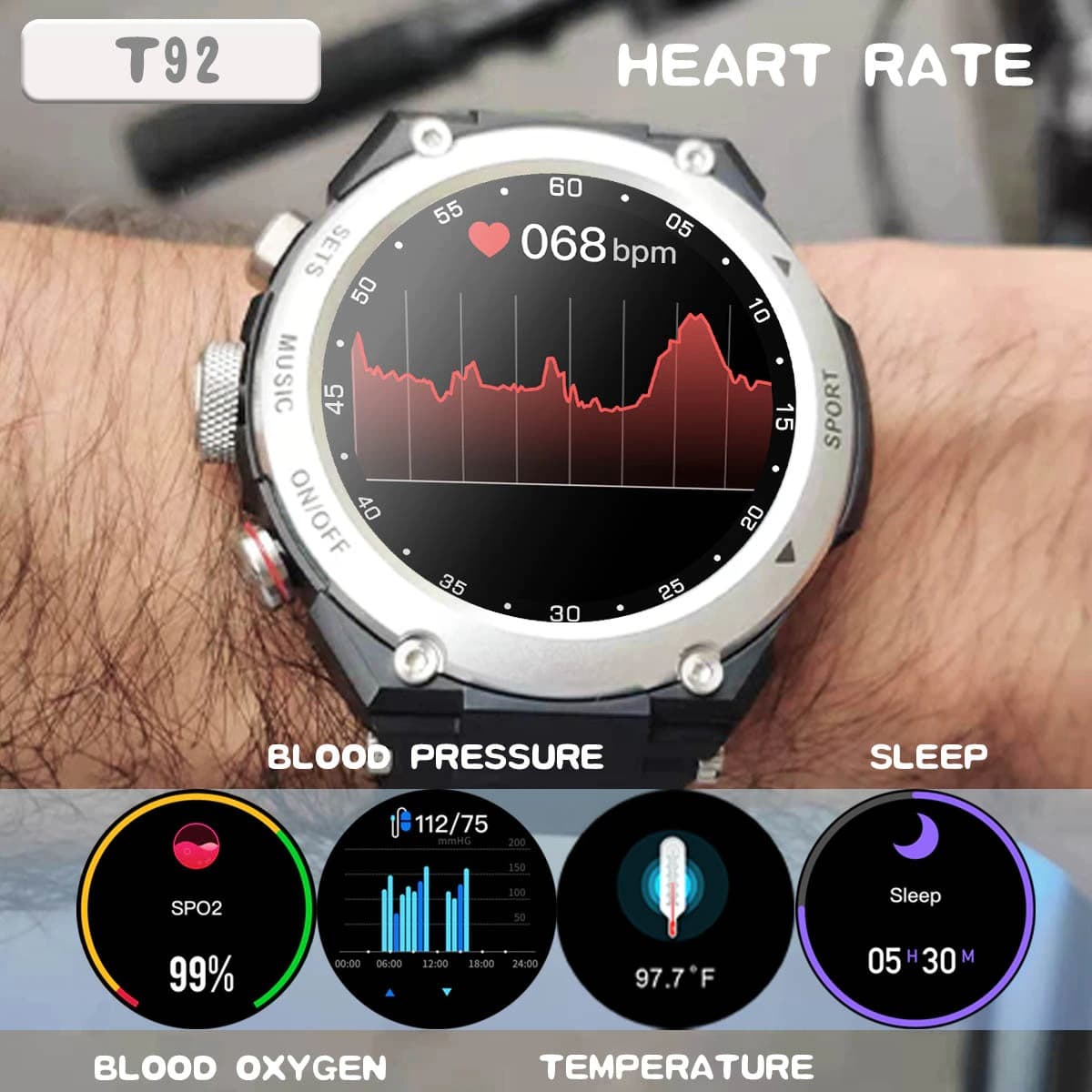 Helmes™ New Generation Smartwatch + Free Earplugs (50% OFF)