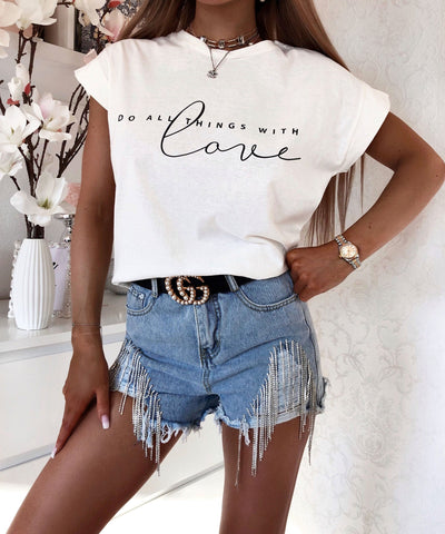 T-Shirt Love White