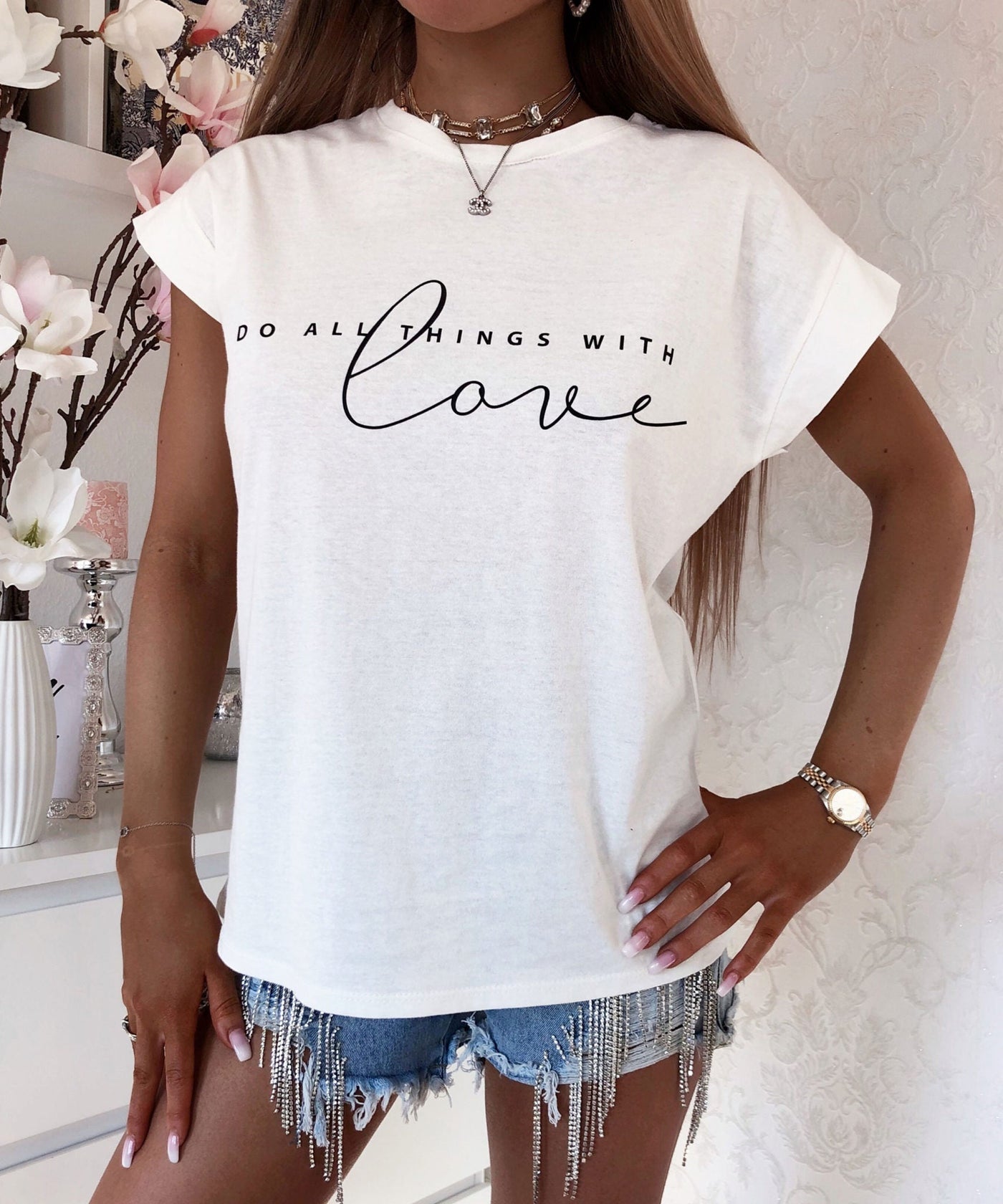 T-Shirt Love White