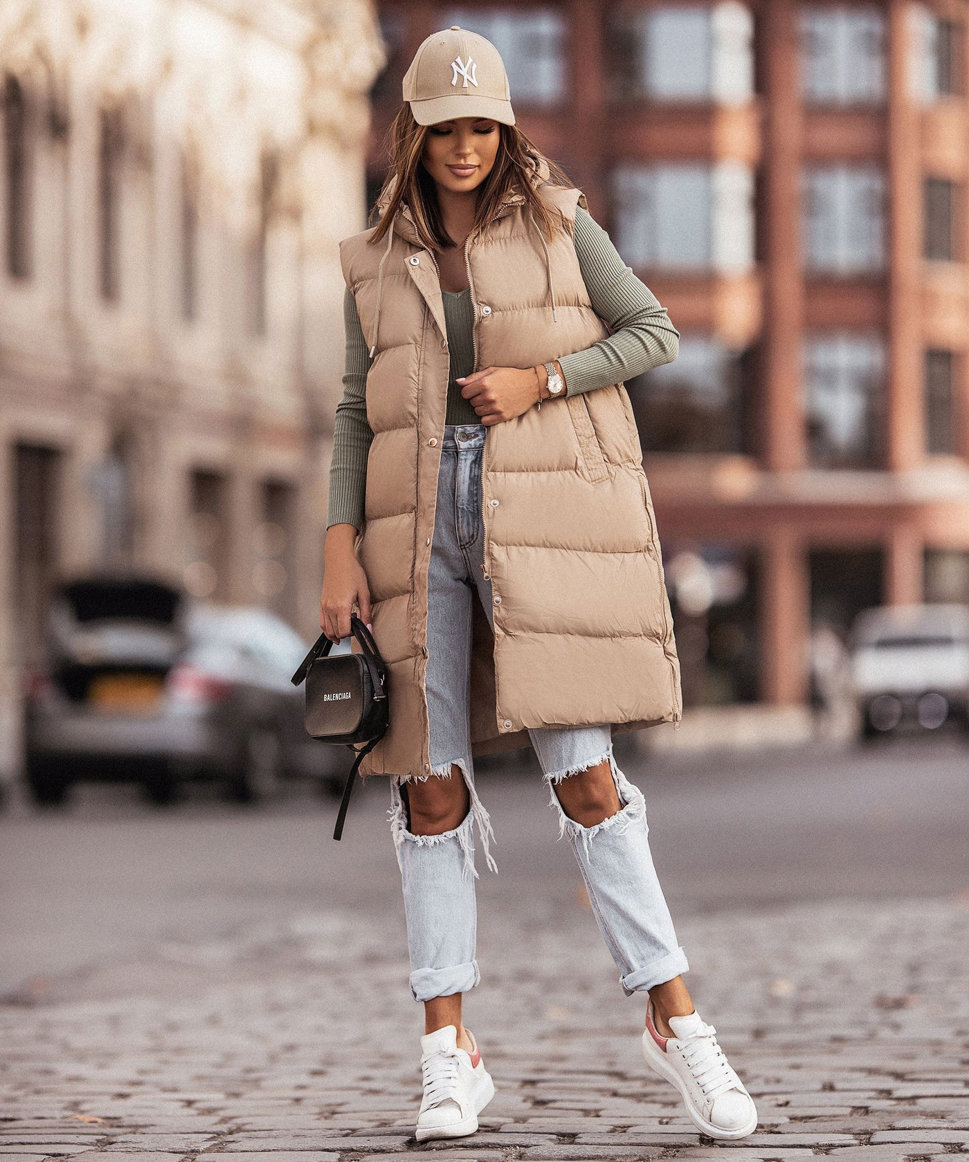 Megan Lang Camel Vest