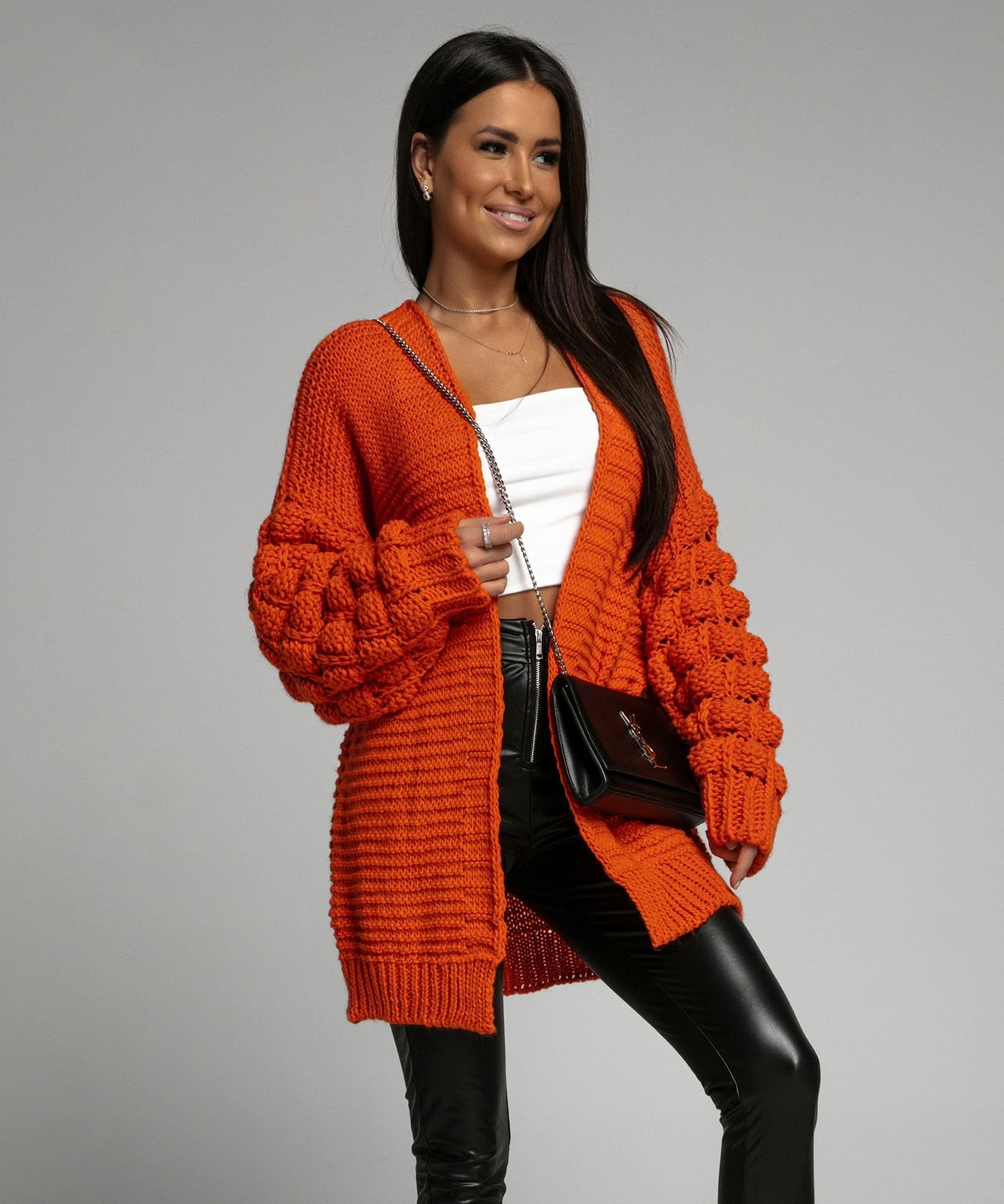 Cardigan Cloudy Orange