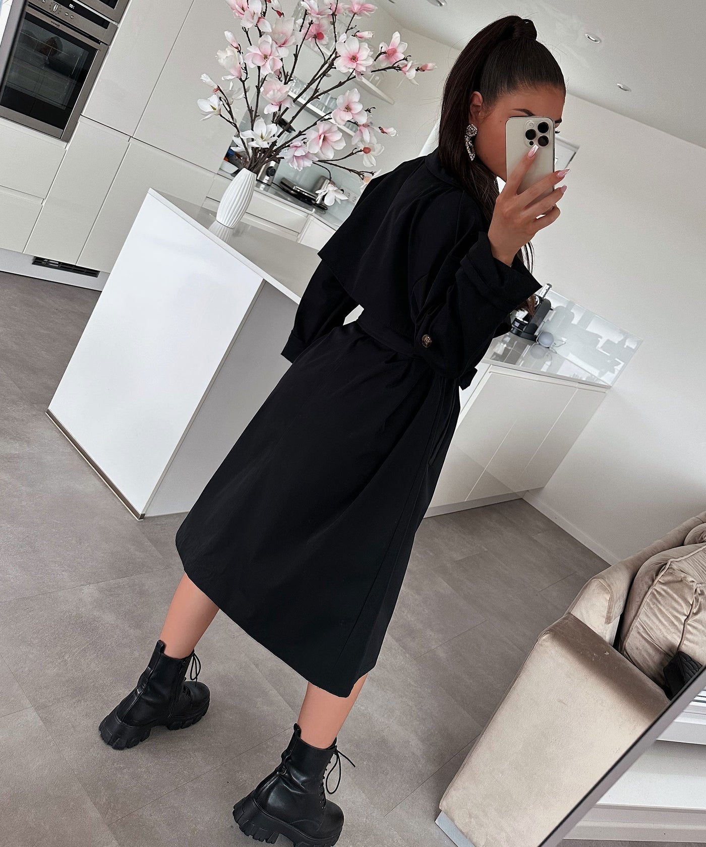 Trenchcoat Marisol Black