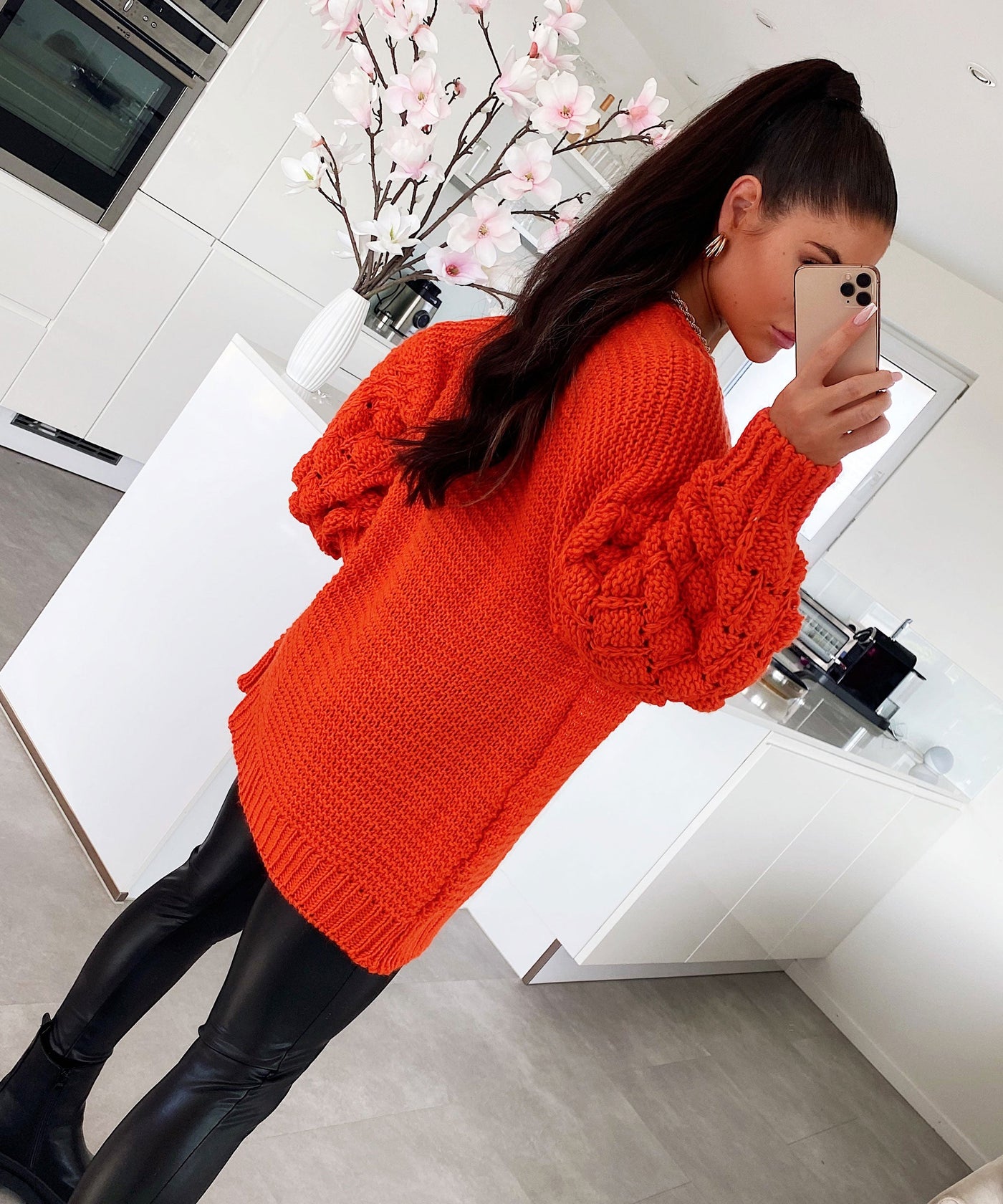 Cardigan Cloudy Orange