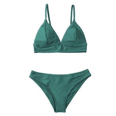 Modioza Army Green Bikini Set