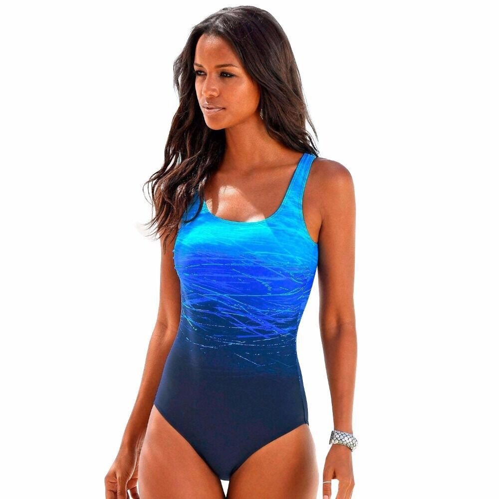 Modioza Printed One Piece Swimsuit